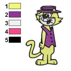 Top Cat 02 Embroidery Design